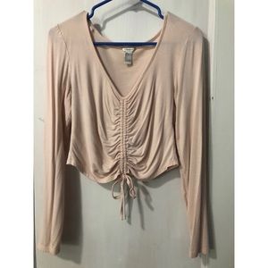 Pink Stretched Crop Top